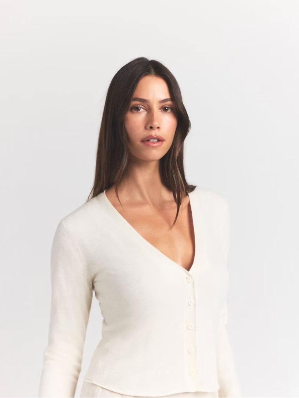 SKIMS Featherweight Cashmere Cardigan Small NWT